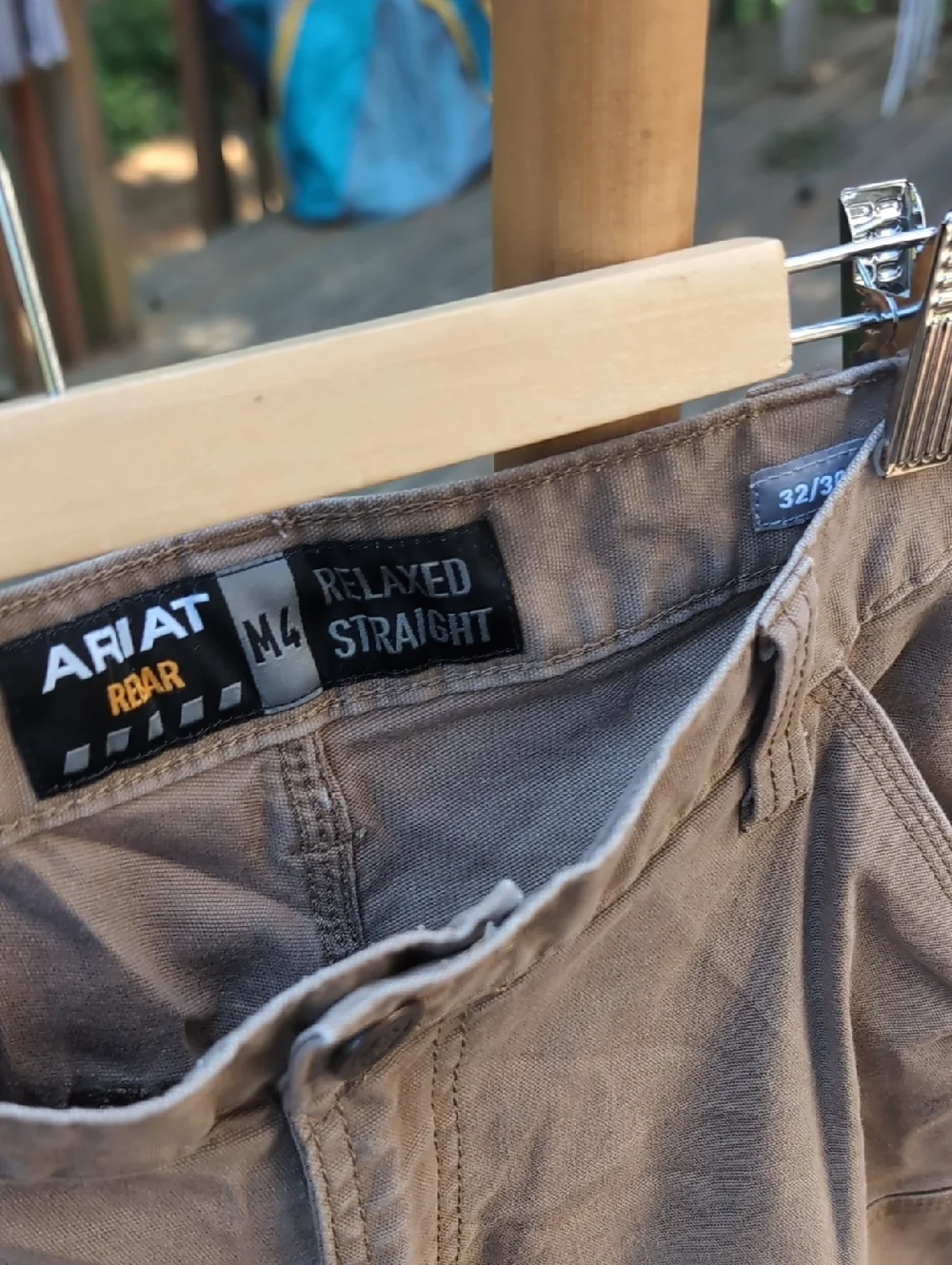 Ariat Rebar M 4 Tan Double Knee Duck CanvasWorkwear Straight Fit Pants